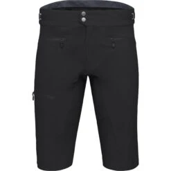 Norrona Fjørå Flex1 Mid Weight Short Heren - Caviar