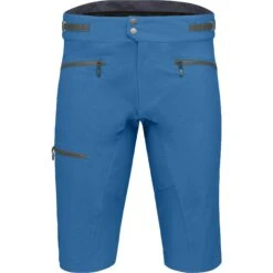 Norrona Fjørå Flex1 Mid Weight Short Heren - Mykonos Blue