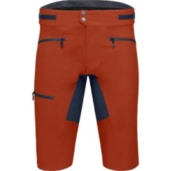 Norrona Fjørå Flex1 Mid Weight Short Heren - Rooibos Tea/Indigo Night