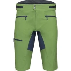 Norrona Fjørå Flex1 Mid Weight Short Heren - Treetop/Indigo Night