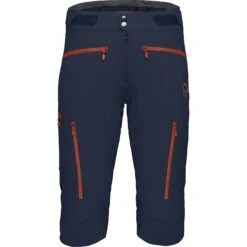Norrona Fjørå Flex1 Short Heren - Indigo Night/Rooibos Tea