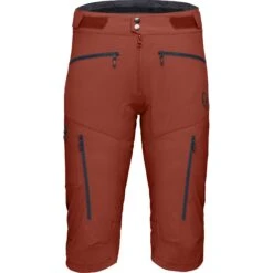 Norrona Fjørå Flex1 Short Heren - Rooibos Tea/Indigo Night
