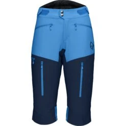 Norrona Fjørå Flex1 Short Dames - Campanula/Indigo Night
