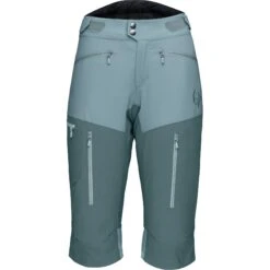 Norrona Fjørå Flex1 Short Dames - North Atlantic/Tourmaline