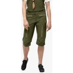 Norrona Fjørå Flex1 Short Dames - Olive Night -Norrona norrona fjora flex1 shorts women olive night 3 1127006
