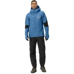 Norrona Fjørå Gore-Tex Pro Jas Heren - Mykonos Blue -Norrona norrona fjora gore tex pro jacket men mykonos blue model 1 1399773