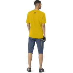 Norrona Fjørå Wool T-Shirt Heren - Sulphur/Vintage Indigo -Norrona norrona fjora wool t shirt men sulphur vintage indigo model 2 1399799