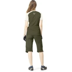 Norrona Fjørå Wool T-Shirt Dames - Indigo Night/Snowdrop -Norrona norrona fjora wool t shirt women 2 1178598