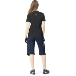 Norrona Fjørå Wool T-Shirt Dames - Caviar -Norrona norrona fjora wool t shirt women caviar model 2 1399780