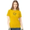 Norrona Fjørå Wool T-Shirt Dames - Sulphur