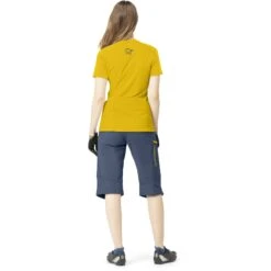 Norrona Fjørå Wool T-Shirt Dames - Sulphur -Norrona norrona fjora wool t shirt women sulphur model 2 1399791