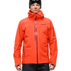 Norrona Lofoten Gore-Tex Insulated Jas Heren - Arednalin/Rhubarb