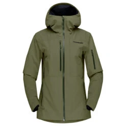 Norrona Lofoten Gore-Tex Insulated Jas Dames - Olive Night
