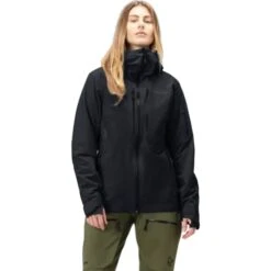 Norrona Lofoten Gore-Tex Insulated Jas Dames - Caviar