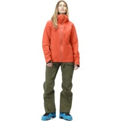 Norrona Lofoten Gore-Tex Insulated Jas Dames - Orange Alert -Norrona norrona lofoten gore tex insulated jacket women orange alert 3 1255527