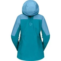 Norrona Lofoten Gore-Tex Jas Dames - Aquarius/Hawaiian Surf -Norrona norrona lofoten gore tex jacket women aquarius hawaiian surf 2 1255595