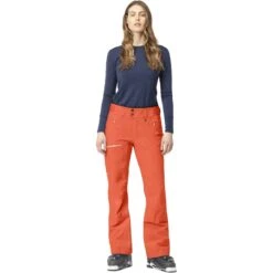 Norrona Lofoten Gore-Tex Broek Dames - Orange Alert -Norrona norrona lofoten gore tex pants women orange alert 3 1255626