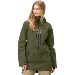 Norrona Lofoten Gore-Tex Pro Anorak Jas Dames - Olive Night