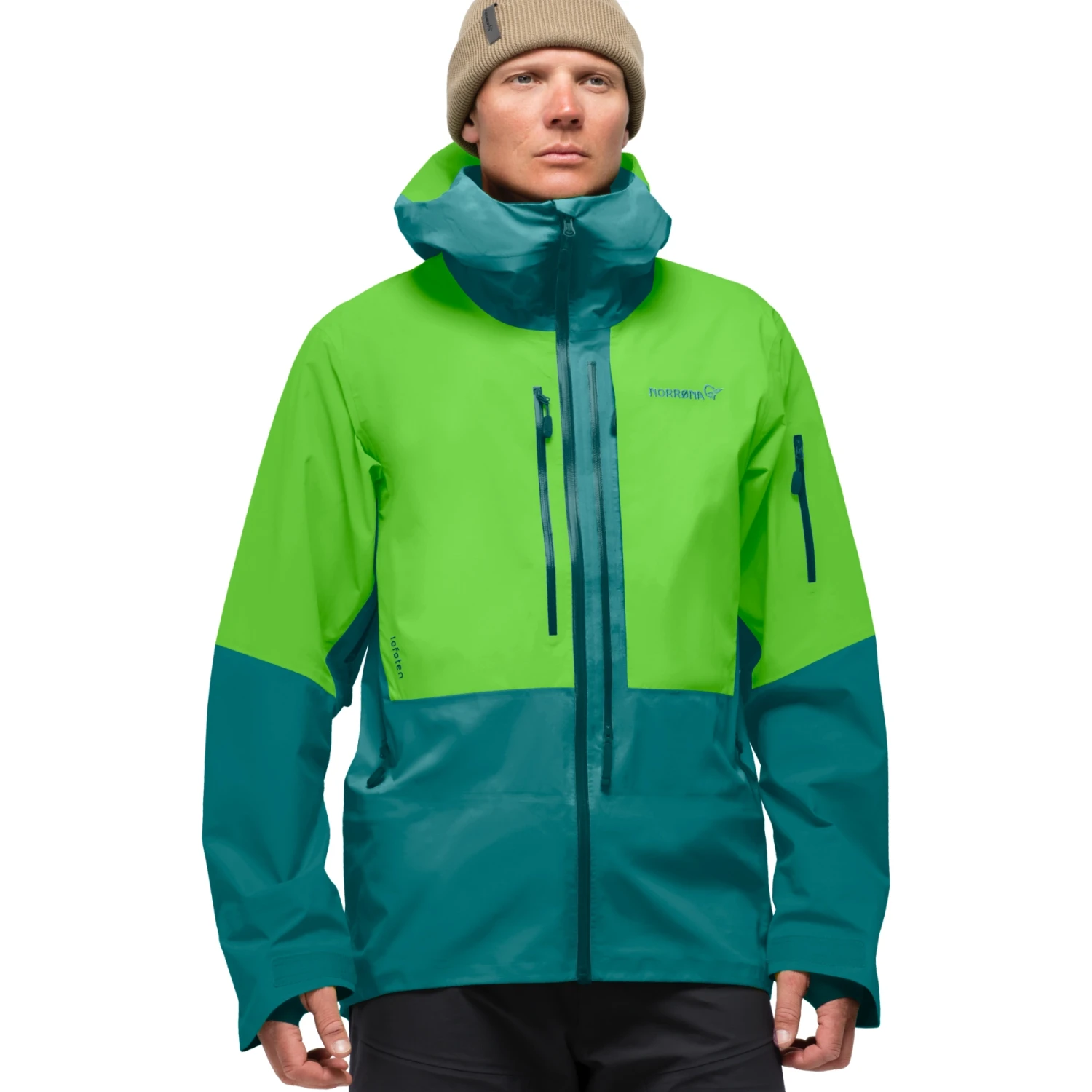 Norrona Lofoten Gore-Tex Pro Jas Heren - Classic Green/Everglade 1 Norrona Lofoten Gore-Tex Pro Jas Heren - Classic Green/Everglade