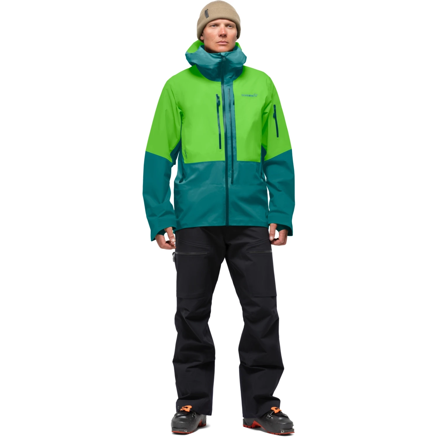 Norrona Lofoten Gore-Tex Pro Jas Heren - Classic Green/Everglade 4 Norrona Lofoten Gore-Tex Pro Jas Heren - Classic Green/Everglade - Afbeelding 4