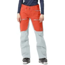 Norrona Lofoten Gore-Tex Pro Broek Dames - Orange Alert/Blue Fog