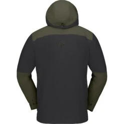 Norrona Lofoten Gore-Tex Thermo80 Jas Heren - Caviar/Olive Night -Norrona norrona lofoten gore tex thermo80 jacket men caviar olive night 2 1026113