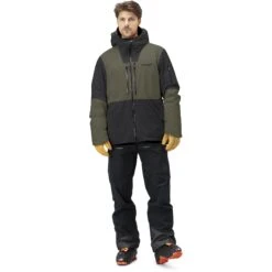 Norrona Lofoten Gore-Tex Thermo80 Jas Heren - Caviar/Olive Night -Norrona norrona lofoten gore tex thermo80 jacket men caviar olive night 3 1026114