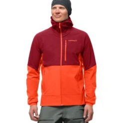 Norrona Lofoten Hiloflex200 Hood Jas Heren - Arednalin/Rhubarb