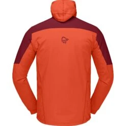 Norrona Lofoten Hiloflex200 Hood Jas Heren - Arednalin/Rhubarb -Norrona norrona lofoten hiloflex200 hood jacket men arednalin rhubarb 2 1255921