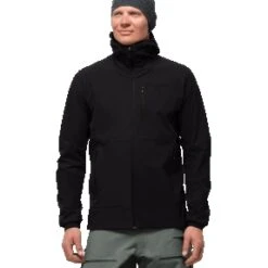 Norrona Lofoten Hiloflex200 Hood Jas Heren - Caviar