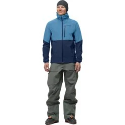 Norrona Lofoten Hiloflex200 Hood Jas Heren - Hawaiian Surf/Indigo Night -Norrona norrona lofoten hiloflex200 hood jacket men hawaiian surf indigo night 3 1255926