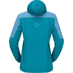 Norrona Lofoten Hiloflex200 Hood Jas Dames - Aquarius/Hawaiian Surf -Norrona norrona lofoten hiloflex200 hood jacket women aquarius hawaiian surf 2 1255966