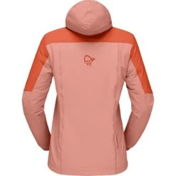 Norrona Lofoten Hiloflex200 Hood Jas Dames - Orange Alert -Norrona norrona lofoten hiloflex200 hood jacket women orange alert 2 1255970