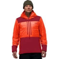 Norrona Lofoten Primaloft80 Anorak Jas Heren - Arednalin/Rhubarb