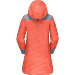 Norrona Lofoten Primaloft80 Anorak Jas Dames - Orange Alert/Blue Fog -Norrona norrona lofoten primaloft80 anorak jacket women orange alert blue fog 2 1255990