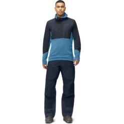 Norrona Lofoten Thermal Pro Hood Trui Heren - Hawaiian Surf/Indigo Night -Norrona norrona lofoten thermal pro hood pullover men hawaiian surf indigo night 2 1256011