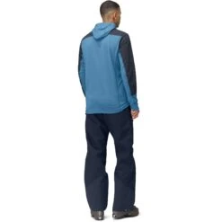 Norrona Lofoten Thermal Pro Hood Trui Heren - Hawaiian Surf/Indigo Night -Norrona norrona lofoten thermal pro hood pullover men hawaiian surf indigo night 3 1256012