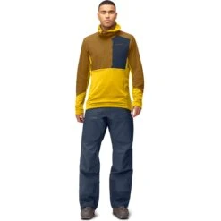 Norrona Lofoten Thermal Pro Hood Trui Heren - Sulphur/Camelflage -Norrona norrona lofoten thermal pro hood pullover men sulphur camelflage 4 1518136