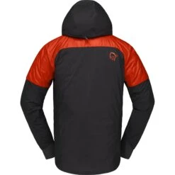 Norrona Lyngen Aero80 Insulated Zip Hood Jas Heren - Arednalin/Caviar -Norrona norrona lyngen aero80 insulated zip hood jacket men arednalin caviar 3 1518169