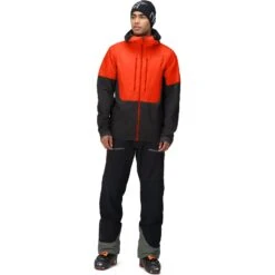 Norrona Lyngen Aero80 Insulated Zip Hood Jas Heren - Arednalin/Caviar -Norrona norrona lyngen aero80 insulated zip hood jacket men arednalin caviar 4 1518170