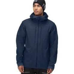 Norrona Lyngen Aero80 Insulated Zip Hood Jas Heren - Indigo Night