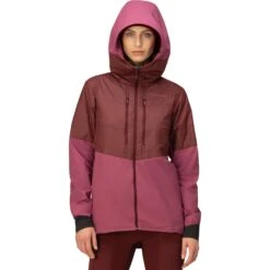 Norrona Lyngen Aero80 Insulated Zip Hood Jas Dames - Violet Quartz