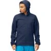 Norrona Lyngen Alpha100 Zip Hood Jas Heren - Indigo Night