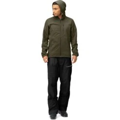 Norrona Lyngen Alpha100 Zip Hood Jas Heren - Olive Night -Norrona norrona lyngen alpha100 zip hood jacket men olive night 4 1518203