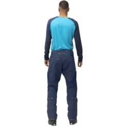 Norrona Lyngen Cotton Skibroek Heren - Indigo Night -Norrona norrona lyngen cotton ski pants men indigo night 4 1256314