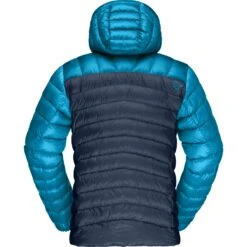 Norrona Lyngen Down850 Hood Donsjas Heren - Hawaiian Surf/Indigo Night -Norrona norrona lyngen down850 hood jacket men hawaiian surf indigo night 2 1026346