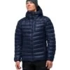 Norrona Lyngen Down850 Hood Donsjas Heren - Indigo Night