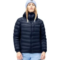 Norrona Lyngen Down850 Hood Donsjas Dames - Indigo Night