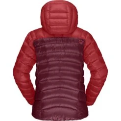 Norrona Lyngen Down850 Hood Donsjas Dames - True Red/Rhubarb -Norrona norrona lyngen down850 hood jacket women true red rhubarb 2 1256353