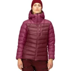 Norrona Lyngen Down850 Hood Donsjas Dames - Violet Quartz